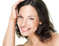 Lady with great skin